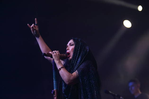 Tarja Turunen alias Tarja bei einem Konzert im Huxleys Neue Welt in Berlin, 30. September 2026. Tarja Konzert Berlin