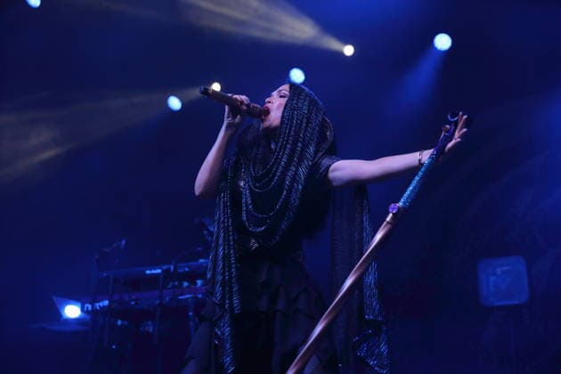 Tarja Turunen alias Tarja bei einem Konzert im Huxleys Neue Welt in Berlin, 30. September 2026. Tarja Konzert Berlin
