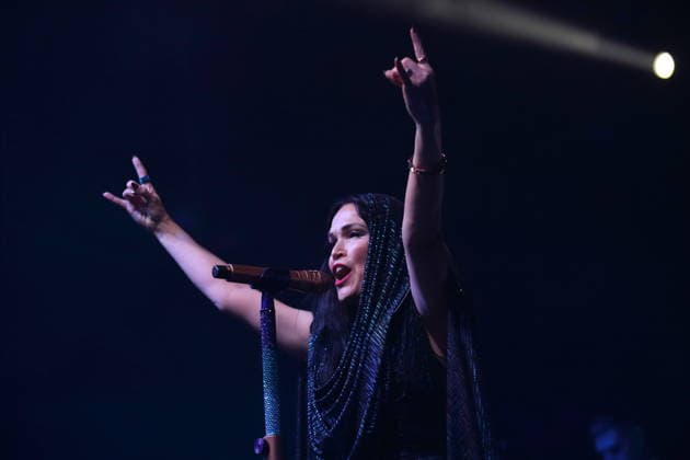 Tarja Turunen alias Tarja bei einem Konzert im Huxleys Neue Welt in Berlin, 30. September 2026. Tarja Konzert Berlin