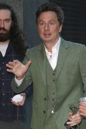 September 30, 2026, New York, New York, USA: ZACH BRAFF arrives at ABC studios in Tribeca, New York City for Ã¢â‚¬ËœGood Morning AmericaÃ¢ New York USA  - ZUMAh16_ 20260930_zaf_h16_024 Copyright: xDanxHerrickx
