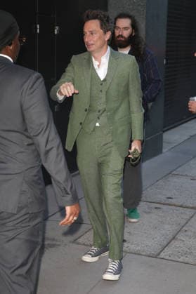 September 30, 2026, New York, New York, USA: ZACH BRAFF arrives at ABC studios in Tribeca, New York City for Ã¢â‚¬ËœGood Morning AmericaÃ¢ New York USA  - ZUMAh16_ 20260930_zaf_h16_030 Copyright: xDanxHerrickx
