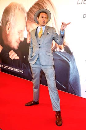 Alexander Scheer bei der Premiere des Kinofilms Alte Liebe im Kino International. Berlin, 30.09.2026
