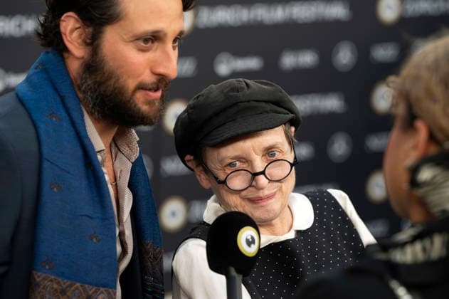 Bardo Böhlefeld und Katharina Thalbach bei der Premiere des Kinofilms Lieblingsmenschen - Die außergewöhnliche Freundschaft von Agnes und Amir auf dem 22. Zurich Film Festival im Arthouse Le Paris. Zürich, 30.09.2026