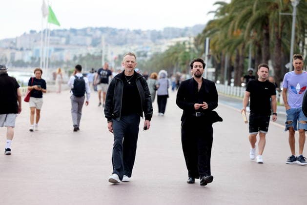 Simon Pegg and Charles Benoin at a photocall for the film *Only What We Carry*, directed by J. Adams, during the 8th edition of the Cinéroman Festival in Nice on September 30, 2026. Bruno Bebert, Dominique Jacovides, Bestimage. Photocall for the film *Only What We Carry*, directed by J. Adams, at the 8th edition of the Cinéroman Festival in Nice on September 30, 2026  Copyright: xDominiquexJacovidesx-xBrunoxBebertx xBestimagexDominiquexJacovidesx-xBrunoxBebertx xBestimagex
