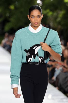 PFW - Stella McCartney Runway A model walks the runway during the Stella McCartney Womenswear Spring Summer 2027 show as part of Paris Fashion Week on September 30, 2026 in Paris, France. Photo by Alain-Gil Gonzalez ABACAPRESS.COM Paris France  Copyright: xGonzalezxAlain-Gil ABACAx