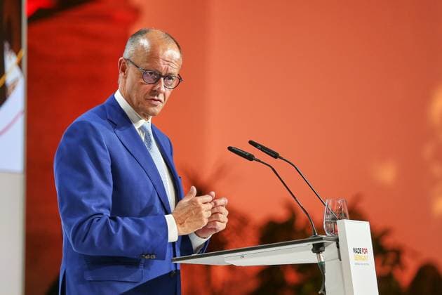 Berlin, Deutschland, 30.09.2026: Siemensstadt: Jahrestreffen der Initiative Made for Germany : Bundeskanzler Friedrich Merz (CDU) Copyright: xdtsxNachrichtenagenturx dts_136981