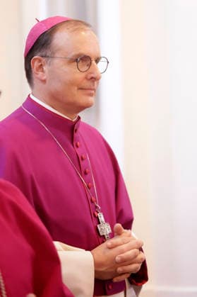 Paul Reder bei der Bonifatiusvesper der Herbst-Vollversammlung der Deutschen Bischofskonferenz im Dom zu Fulda. Fulda, 30.09.2026