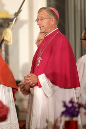 Michael Gerber bei der Bonifatiusvesper der Herbst-Vollversammlung der Deutschen Bischofskonferenz im Dom zu Fulda. Fulda, 30.09.2026