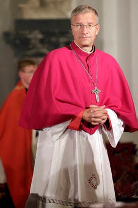 Michael Gerber bei der Bonifatiusvesper der Herbst-Vollversammlung der Deutschen Bischofskonferenz im Dom zu Fulda. Fulda, 30.09.2026