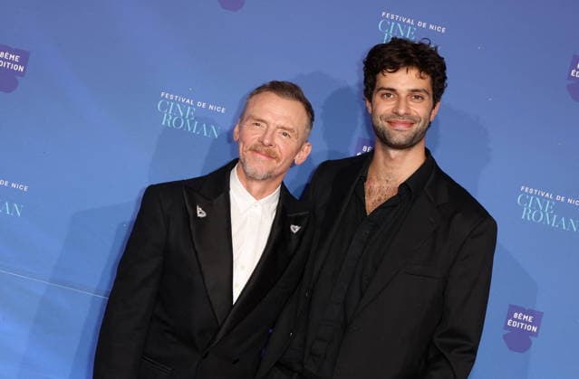 Simon Pegg, Liam Hellman Red carpet on the third night of the Cinéroman Festival at Pathé Gare du Sud in Nice on September 30, 2026 Bruno Bebert Dominique Jacovides Bestimage Red carpet on the third night of the Cinéroman Festival at Pathé Gare du Sud in Nice on September 30, 2026 Nice  Copyright: xDominiquexJacovidesx-xBrunoxBebertx xBestimagexDominiquexJacovidesx-xBrunoxBebertx xBestimagex