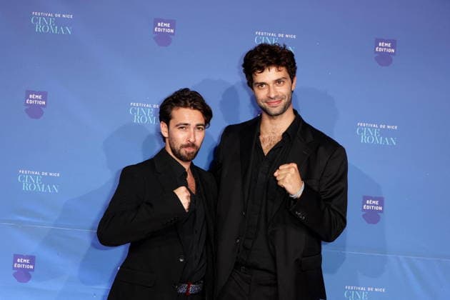 Charles Benoin and Liam Hellman on the red carpet at the third night of the Cinéroman Festival at Pathé Gare du Sud in Nice on September 30, 2026 Bruno Bebert Dominique Jacovides Bestimage Red carpet at the third night of the Cinéroman Festival at Pathé Gare du Sud in Nice on September 30, 2026 Nice  Copyright: xDominiquexJacovidesx-xBrunoxBebertx xBestimagexDominiquexJacovidesx-xBrunoxBebertx xBestimagex