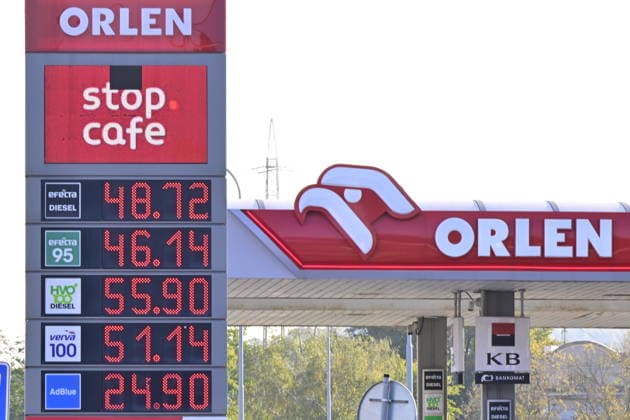Orlen filling station in Brno, Czech Republic, on October 1, 2026. Fuel price regulations, reintroduced by the state due to high diesel and petrol prices, came into effect today. (CTKxPhoto VaclavxSalek) CTKPhotoP2026100102261  CTKPhotoP2026100102261