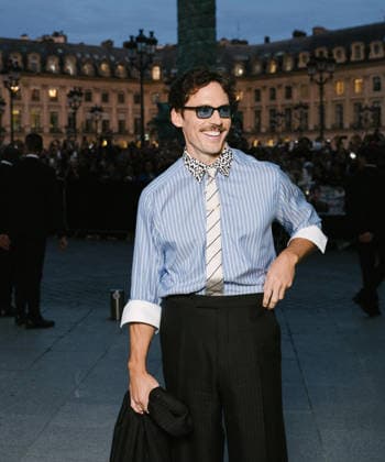 Sam Clafin at the Tom Ford Spring Summer 2027 Women’s Ready-to-Wear Collection fashion show during Paris Fashion Week (PFW) on September 30, 2026. Sam Delpech, Bestimage. Celebrities at the Tom Ford Spring Summer 2027 Women’s’s Ready-to-Wear Collection at Paris Fashion Week (PFW) on September 30, 2026, Paris, France  Copyright: xSamxDelpechx xBestimagexSamxDelpechx xBestimagex