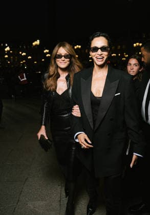 Carla Bruni Sarkozy and Farida Khelfa at the Tom Ford Spring Summer 2027 Women’s Ready-to-Wear Collection fashion show during Paris Fashion Week (PFW) on September 30, 2026. Sam Delpech, Bestimage. Celebrities at the Tom Ford Spring Summer 2027 Women’s’s Ready-to-Wear Collection at Paris Fashion Week (PFW) on September 30, 2026, Paris, France  Copyright: xSamxDelpechx xBestimagexSamxDelpechx xBestimagex