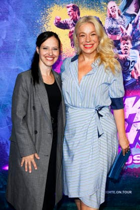 Nadja Jo Klapper und Caterina Pogorzelski bei der Premiere des Musicals Fack Ju Göhte - Das Musical im BlueMax Theater. Berlin, 30.09.2026