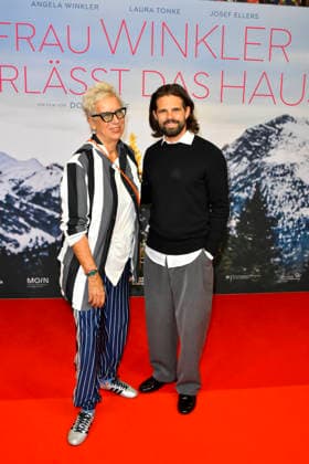 ABB FRAUWINKLER- Doris Doerrie Regisseurin Josef Ellers auf dem roten Teppich bei der NRW Kino Film Premiere Frau Winkler verlaesst das Haus im Kino Lichtburg in Essen am 30.09.2026 NRW Deutschland