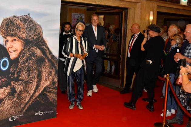 ABB FRAUWINKLER- Doris Doerrie Regisseurin auf dem roten Teppich bei der NRW Kino Film Premiere Frau Winkler verlaesst das Haus im Kino Lichtburg in Essen am 30.09.2026 NRW Deutschland