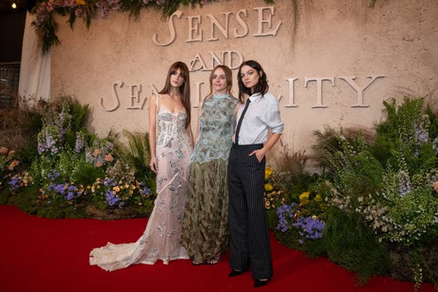 AUSTRALIAN PREMIERE SENSE AND SENSIBILITY, Daisy Edgar-Jones, Diana Reid and EsmÃ Creed-Miles during the Australian premiere of Sense and Sensibility, Sydney, Thursday, October 1, 2026. ( NO ARCHIVING  Copyright: xSarahxWilsonx 20261001170267268728