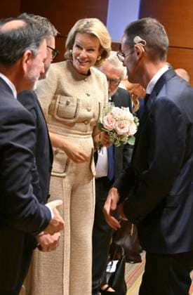 Symposium Of Her Majesty The Queen BRUSSELS, BELGIUM - OCTOBER 1 : Queen Mathilde opens the third Symposium of Her Majesty the Queen at the Palace of the Academies in Brussels. This edition will focus on the impact of artificial intelligence (AI) on healthcare professions. During the symposium, the Queen will speak with patients who have received AI-assisted treatment. As a protective honorary member of the Royal Academies of Medicine of Belgium, the Queen will also deliver the opening address at the symposium..on October 01, 2026 in Brussels, Belgium, 01 10 2026 Brussels Belgium  Copyright: xBertxVanxDenxBrouckex