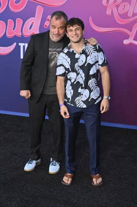 Jeremy Garelick mit Sohn Zion Garelick bei der Weltpremiere des Kinofilms Rolling Loud: The Movie im United Artists Theatre. Los Angeles, 30.09.2026