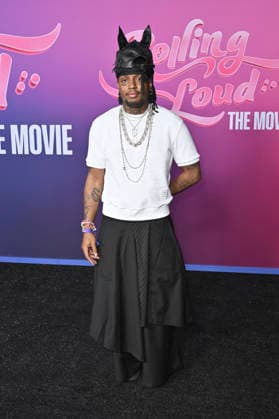 Ski Mask The Slump God bei der Weltpremiere des Kinofilms Rolling Loud: The Movie im United Artists Theatre. Los Angeles, 30.09.2026