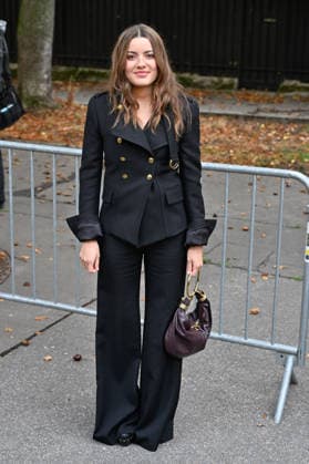 PFW Chloe Outside Arrivals JR Malou Khebizi arriving at the Chloe show during Paris Fashion Week, in Paris, France on 1 October 2026. Photo by Julien Reynaud APS-Medias ABACAPRESS.COM Paris France  Copyright: xReynaudxJulien APS-Medias ABACAx
