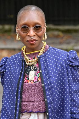 PFW Chloe Outside Arrivals JR Cynthia Erivo arriving at the Chloe show during Paris Fashion Week, in Paris, France on 1 October 2026. Photo by Julien Reynaud APS-Medias ABACAPRESS.COM Paris France  Copyright: xReynaudxJulien APS-Medias ABACAx