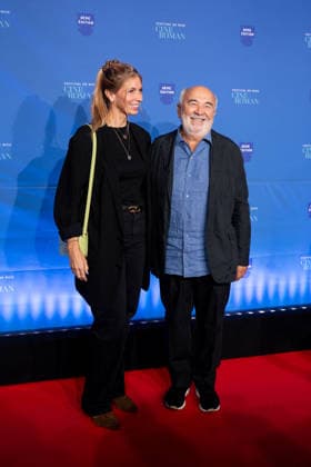 8th Cineroman Festival - Day 3 - Nice Gerard Jugnot and wife Patricia Campi attend the red carpet at the Cineroman festival, dedicated exclusively to films adapted from literary work, in Pathe Gare du Sud in Nice, France, on September 30, 2026. Photo by Laurent Coust ABACAPRESS.COM Nice France  Copyright: xCoustxLaurent ABACAx