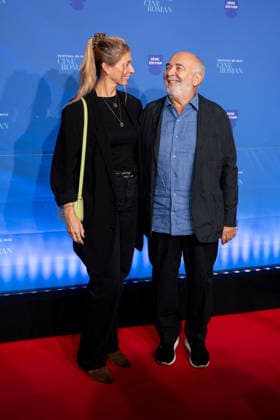 8th Cineroman Festival - Day 3 - Nice Gerard Jugnot and wife Patricia Campi attend the red carpet at the Cineroman festival, dedicated exclusively to films adapted from literary work, in Pathe Gare du Sud in Nice, France, on September 30, 2026. Photo by Laurent Coust ABACAPRESS.COM Nice France  Copyright: xCoustxLaurent ABACAx