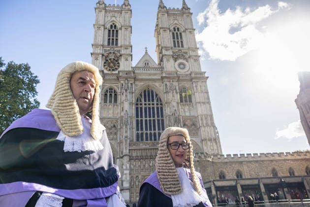 Judges Procession from the Supreme Court to Westminster Abbey, London, UK 1 October 2026 Judges and members of the legal profession walk from the Supreme Court across Parliament Square to Westminster Abbey in London, UK, on 1 October 2026, for a service marking the start of the new legal year in a tradition dating back to 1897., Credit:PETE SPELLER Avalon  Copyright: xPETExSPELLERx xAvalonx 1139759577