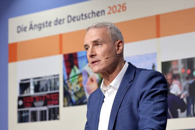 Grischa Brower-Rabinowitsch, Leiter der Studie - Die Ängste der Deutschen 2026, der R+V Versicherung, PK zu - Vorstellung der Studie - Die Ängste der Deutschen 2026, Berlin, 01.10.2026