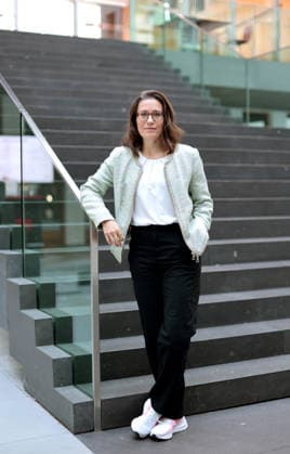 Prof. Dr. Isabelle Borucki, Politikwissenschaftlerin der Philipps-Universität Marburg, Beraterin der Studie, der R+V Versicherung, PK zu - Vorstellung der Studie - Die Ängste der Deutschen 2026, Berlin, 01.10.2026