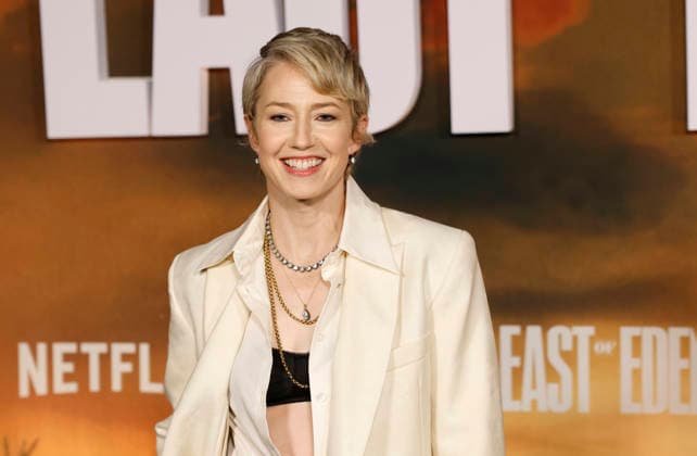 Carrie Coon arrives on the red carpet at the Netflix East Of Eden New York premiere at The Plaza Hotel on Wednesday, September 30, 2026 in New York City.  NYP20260930425 JOHNxANGELILLO