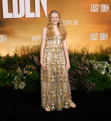 Vaughan Reilly arrives on the red carpet at the Netflix East Of Eden New York premiere at The Plaza Hotel on Wednesday, September 30, 2026 in New York City.  NYP20260930427 JOHNxANGELILLO