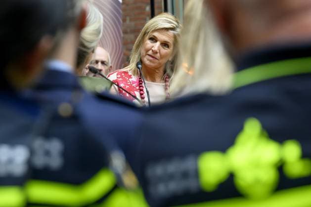 Apeldoorn, The Netherlands, 2026-10-01 14:16:56 APELDOORN, 01-10-2026, Police Academy. Queen Maxima visits the Police Academy in Apeldoorn in the context of financially sound employership. With over 67,000 employees, the National Police is one of the largest employers in the Netherlands and a member of the Foundation for Financially Healthy Netherlands (SFGN). Queen Maxima is honorary chair of this foundation. PHOTO: NLBeeld Patrick van Emst Credit: NL Beeld Patrick van Emst  Copyright: xx x