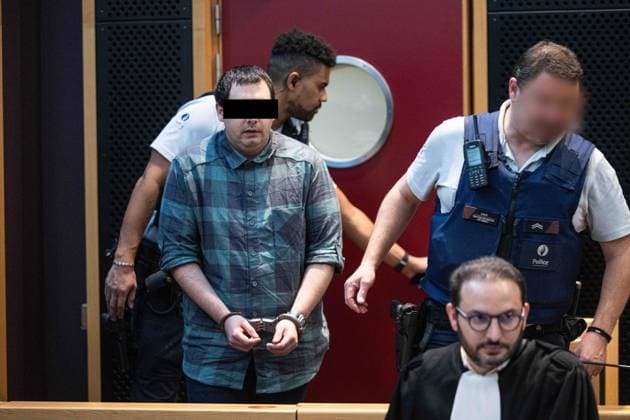 RECORD DATE NOT STATED The accused, Laurent Andris pictured during the jury selection for the trial of Laurent Andris, accused of killing his 65-year-old mother, Gabrielle Hannot., at the Hainaut province Assize Court in Mons, on Thursday 1 October 2026. The events date back to April 21, 2023, in Villers-Poterie (Gerpinnes). The accused rammed the neighbours cars twice. The police arrived later (called by neighbours), 65-year-old Gabrielle Hannot was already dead. Defence lawyer confirmed the accused committed the acts while under the influence of narcotics. The man, aged 32 at the time of the events, struck his mother with several objects, including a box cutter, with extreme violence. Laurent Andris had been convicted of attempted murder in 2016. He had been EMILExWINDAL 188437103