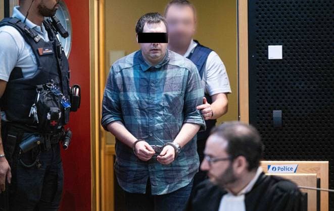 RECORD DATE NOT STATED The accused, Laurent Andris pictured during the jury selection for the trial of Laurent Andris, accused of killing his 65-year-old mother, Gabrielle Hannot., at the Hainaut province Assize Court in Mons, on Thursday 1 October 2026. The events date back to April 21, 2023, in Villers-Poterie (Gerpinnes). The accused rammed the neighbours cars twice. The police arrived later (called by neighbours), 65-year-old Gabrielle Hannot was already dead. Defence lawyer confirmed the accused committed the acts while under the influence of narcotics. The man, aged 32 at the time of the events, struck his mother with several objects, including a box cutter, with extreme violence. Laurent Andris had been convicted of attempted murder in 2016. He had been EMILExWINDAL 188437086