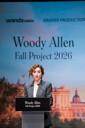 October 1, 2026, Madrid, Madrid, Spain: Isabel Diaz Ayuso, President of Madrid attends Presentation the Filming of Woody AllenÃ¢â‚¬â ¢s new film in Madrid presentation at Teatros del Canal on October 1, 2026 in Madrid, Spain Madrid Spain - ZUMAg15_ 20261001_zaf_g15_045 Copyright: xJackxAbuinx