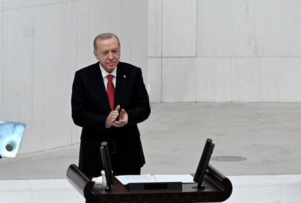 Turkish President Recep Tayyip Erdogan ANKARA, TURKIYE - OCTOBER 1: Turkish President Recep Tayyip Erdogan attends the Opening Event of the 5th Legislative Year of the 28th Term of the Grand National Assembly of Turkiye (GNAT), in Ankara, Turkiye on October 1, 2026. Rasit Aydogan Anadolu Ankara Turkey. Editorial use only. Please get in touch for any other usage.  Copyright: x2026xAnadoluxRasitxAydoganx