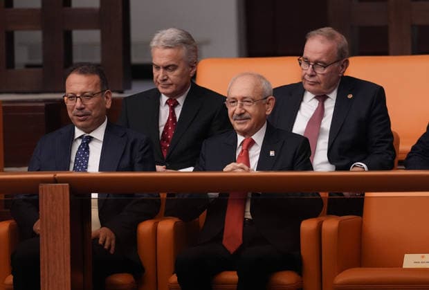5th Legislative Year of the 28th Term at the Grand National Assembly of Turkiye ANKARA, TURKIYE - OCTOBER 1: CHP Chairman Kemal Kilicdaroglu attends the opening session of the 5th Legislative Year of the 28th Term at the Grand National Assembly of Turkiye (TBMM) in Ankara, Turkiye on October 1, 2026. Ercin Erturk Anadolu Ankara Turkey. Editorial use only. Please get in touch for any other usage.  Copyright: x2026xAnadoluxErcinxErturkx