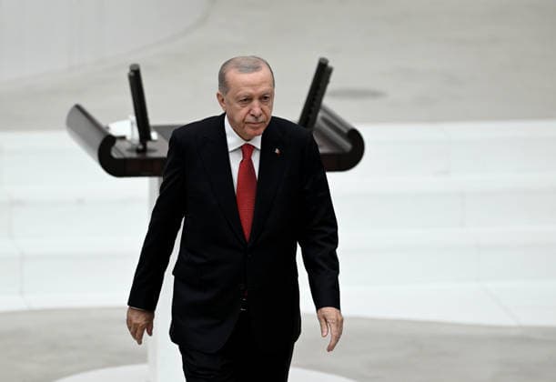 Turkish President Recep Tayyip Erdogan ANKARA, TURKIYE - OCTOBER 1: Turkish President Recep Tayyip Erdogan leaves the General Assembly Hall after addressing lawmakers during the opening of the 5th Legislative Year of the 28th Term of the Turkish Grand National Assembly (TGNA) in Ankara, Turkiye, on October 1, 2026. Rasit Aydogan Anadolu Ankara Turkey. Editorial use only. Please get in touch for any other usage.  Copyright: x2026xAnadoluxRasitxAydoganx