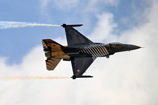 TEKNOFEST Southeast in Turkiye s Sanliurfa SANLIURFA, TURKIYE - OCTOBER 1: SOLOTURK, the solo aerobatics demonstration team of the Turkish Air Force, performs an aerial display on the second day of the TEKNOFEST Southeast, world s largest aviation, space, and technology festival at the Sanliurfa GAP Airport for its 15th edition in Sanliurfa, Turkiye on October 1, 2026. Ozkan Bilgin Anadolu Sanliurfa Turkey. Editorial use only. Please get in touch for any other usage.  Copyright: x2026xAnadoluxOzkanxBilginx
