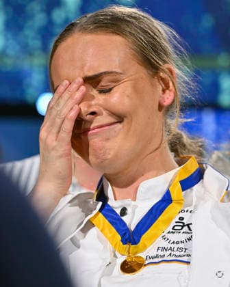 STOCKHOLM, SWEDEN 20261001 Evelina Änggren wins Chef of the Year and is honored during the 2026 Chef of the Year finals at Annexet in Stockholm STOCKHOLM SWEDEN x10040x  Copyright: xAndersxWiklund TTx ARETS KOCK 2026 UKY3hOPQvI4
