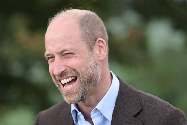 The Prince Of Wales Visits Monmouthshire And Herefordshire ABERGAVENNY, WALES - OCTOBER 01: Prince William, Prince Of Wales laughs during his visit to charity Stump Up For Trees, which aims to plant 1 million native trees across South Wales, at White Castle Farm on October 01, 2026 in Abergavenny, Wales. The Prince of Wales visited the region to meet with those tackling the threat of flooding caused by extreme weather conditions., Credit:Chris Jackson PA ROTA - B68 Avalon United Kingdom, Wales, Abergavenny  Copyright: xChrisxJacksonx xPAxROTAx-xB68x xAvalonx 1139800146