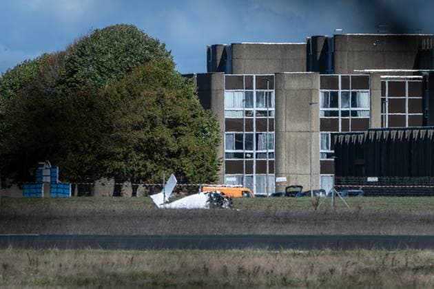 PHOTOPQR SUD OUEST XAVIER LEOTY La Rochelle La Rochelle October 1, 2026 Two dead in a plane crash in Charente-Maritime; the accident occurred at the end of the runway at the Rochefort-Saint-Agnant Air Base, October 1, 2026 PHOTO XAVIER LEOTY France Two test pilots killed in aircraft crash in Charente-Maritime Two test pilots were killed on October 1, 2026, when an aircraft crashed near Rochefort, in western France. The plane was built by Elixir Aircraft, a French company based near La Rochelle that specializes in the development of light aircraft. An investigation is underway to determine the circumstances of the accident. La Rochelle La Rochelle CHARENTE MARITIME France  Copyright: xPHOTOPQR SUDxOUEST MAXPPPxXAVIERxLEOTYx 20261001SDO9221 20261001SDO9221