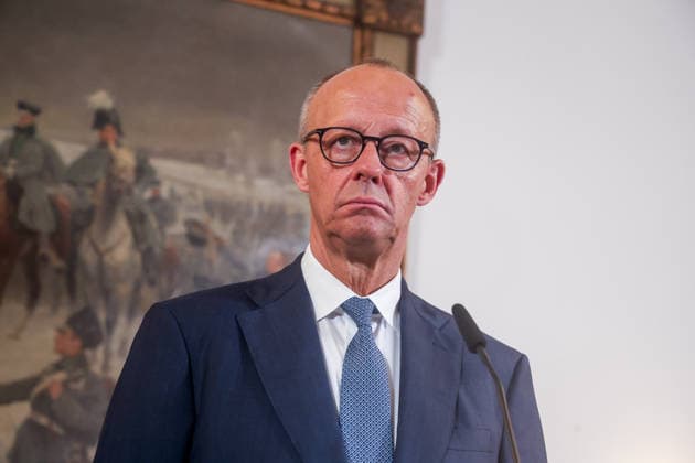 Treffen des Bundeskanzlers mit dem Premierminister der Niederlande und dem NATO-Generalsekretär beim 1. Deutsch-Niederländischen Corps Begegnung mit der Presse. Friedrich Merz (CDU), Bundeskanzler. Münster, Nordrhein-Westfalen, DEU, Deutschland, 01.10.2026