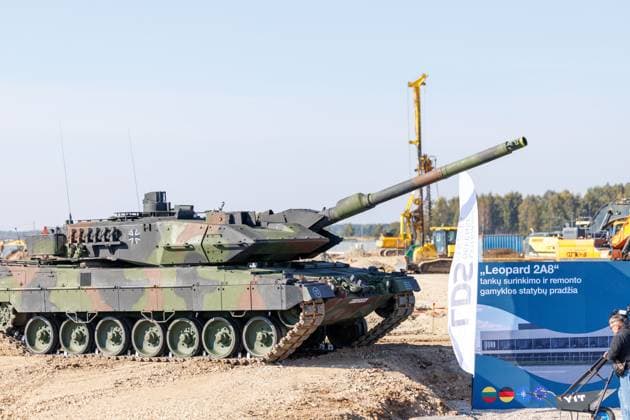 Leopard 2A8 tanku surinkimo ir remonto gamyklos statybu pradžios renginys. 2026-10-01, Kaunas Kaunas Lietuva Copyright: xErikasxOvcarenkox