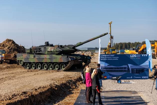 Leopard 2A8 tanku surinkimo ir remonto gamyklos statybu pradžios renginys. 2026-10-01, Kaunas Kaunas Lietuva Copyright: xErikasxOvcarenkox
