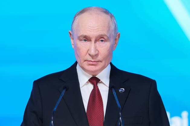 RUSSIA, MOSCOW REGION - OCTOBER 1, 2026: Russia s President Vladimir Putin speaks during a plenary session titled Responsibility for the Future: Limits of the Possible or Possibilities Without Limit? at the 23th annual meeting of the Valdai Discussion Club in Istra. Alexander Shcherbak TASS  98626410