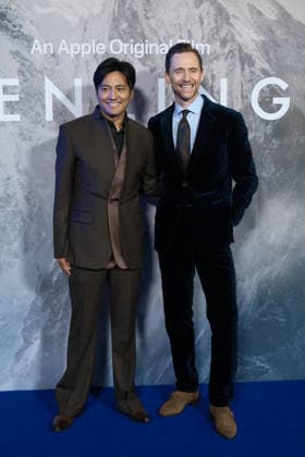 Tenzing London Gala Screening, Curzon Mayfair, London, UK, 01 October 2026 Genden Phuntsok and Tom Hiddleston at the London Gala Screening of Tenzing, Curzon Mayfair, London, UK, 01 October 2026., Credit:Julie Edwards Avalon United Kingdom, London Copyright: xJuliexEdwardsx xAvalonx 1139860019